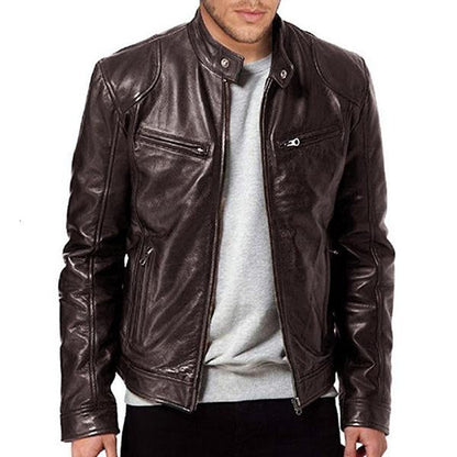 Veste en Cuir Premium pour Hommes
