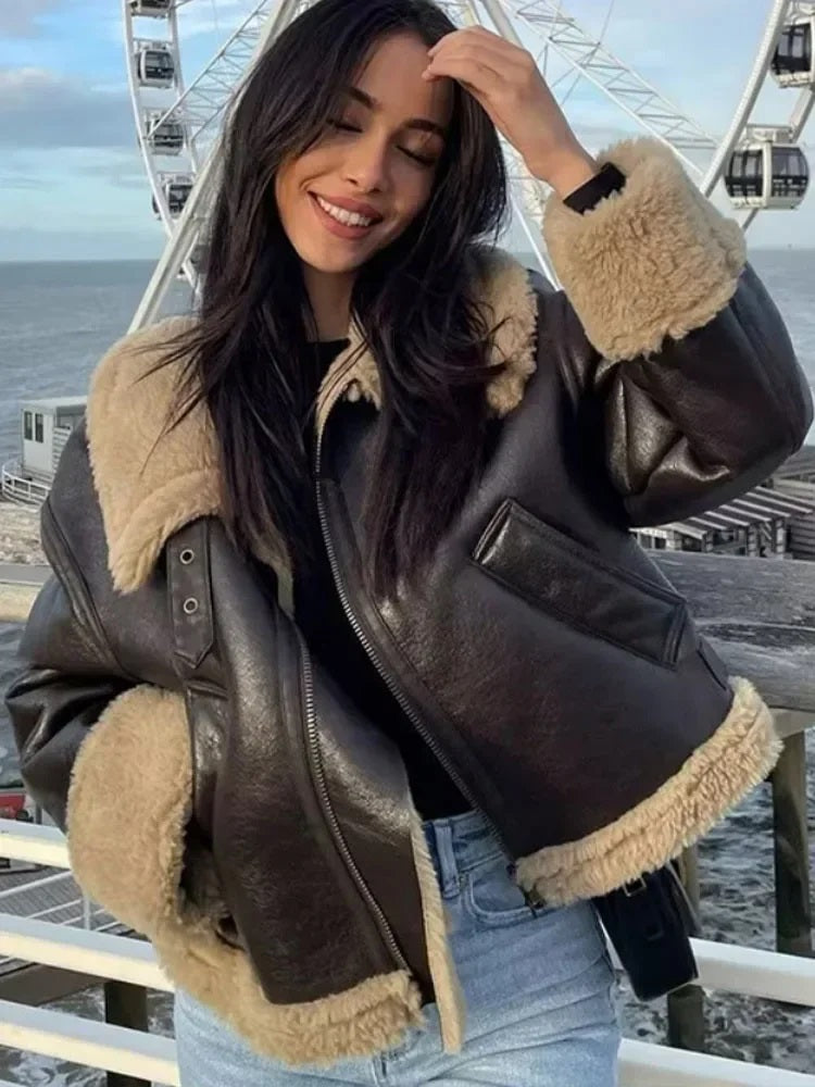 Veste Chaude Épaissie - Chaleur et Style - Tendance Automne-Hiver